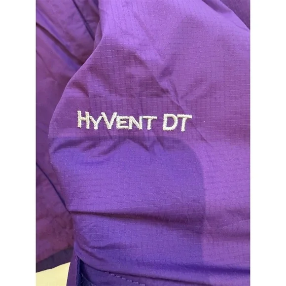 The North Face Women's XL Purple HyVent Rain Jacket Waterproof Casual - Picture 4 of 10